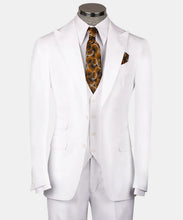 Load image into Gallery viewer, White Classic Vest Suit