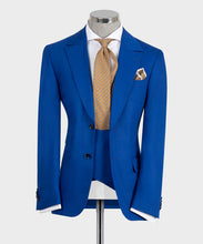 Load image into Gallery viewer, Blue Classic Vest Suit