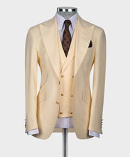 Load image into Gallery viewer, Yellow Classic Vest Suit