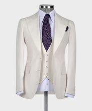 Load image into Gallery viewer, White Classic Vest Suit