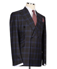 Load image into Gallery viewer, Plaid Double-Breasted Suit