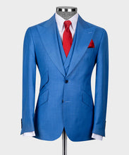 Load image into Gallery viewer, Blue Classic Vest Suit