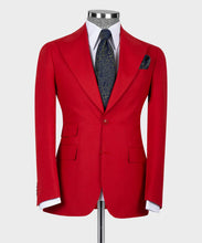 Load image into Gallery viewer, Red Classic Vest Suit