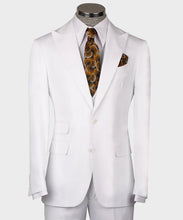 Load image into Gallery viewer, White Classic Vest Suit