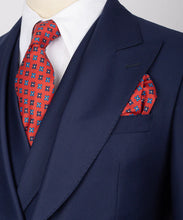 Load image into Gallery viewer, Navy Classic Vest Suit With Gold Buttons