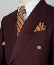 Load image into Gallery viewer, Burgundy Double-Breasted Suit
