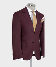 Load image into Gallery viewer, Classic Vest Suit Burgundy