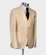 Load image into Gallery viewer, Yellow Classic Vest Suit