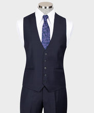 Load image into Gallery viewer, Navy Classic Vest Suit