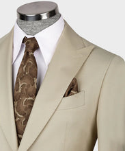 Load image into Gallery viewer, Light Beige Classic Vest Suit