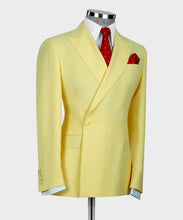 Load image into Gallery viewer, Yellow Double-Breasted Suit