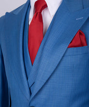 Load image into Gallery viewer, Blue Classic Vest Suit