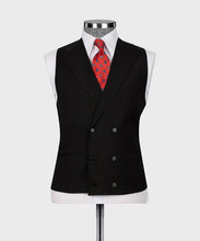 Load image into Gallery viewer, Black Classic Vest Suit