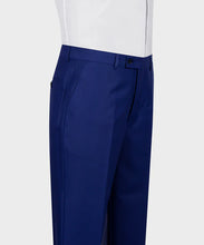 Load image into Gallery viewer, Dark Blue Double-Breasted Suit with Gold Buttons