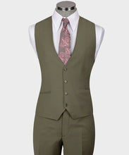 Load image into Gallery viewer, Green Classic Vest Suit