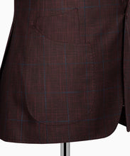Load image into Gallery viewer, Brown Plaid Three Piece Suit