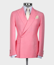 Load image into Gallery viewer, Rose Pink Double Breasted Suit