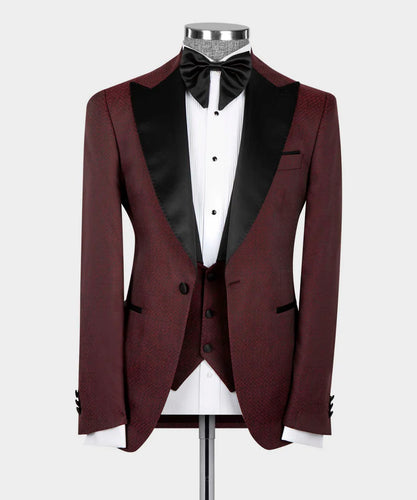 Burgundy Tuxedo