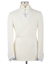 Load image into Gallery viewer, White Double Breasted Tuxedo