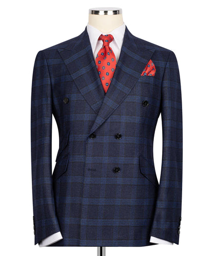 Plaid Double Breasted Suit
