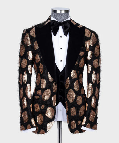 Copper Velvet Tuxedo