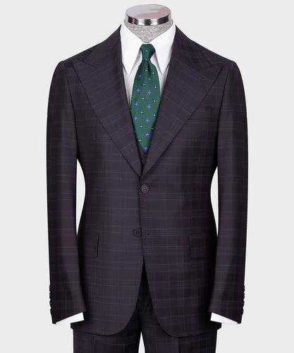 Eggplant Classic Vest Suit