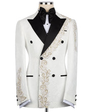 Load image into Gallery viewer, White-Gold Jewelry Detailed Tuxedo