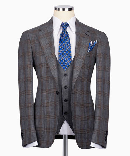 Plaid Three Piece Suit