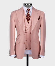 Load image into Gallery viewer, Pink Classic Vest Suit