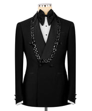Load image into Gallery viewer, Black Detailed Jewelry Tuxedo