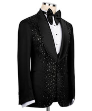 Load image into Gallery viewer, Embroidered Black Tuxedo