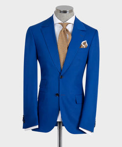Blue Classic Vest Suit