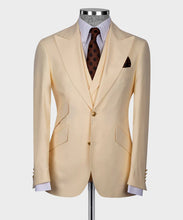 Load image into Gallery viewer, Yellow Classic Vest Suit