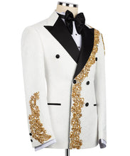 Load image into Gallery viewer, White-Gold Detailed Jewelry Tuxedo