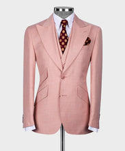 Load image into Gallery viewer, Pink Classic Vest Suit