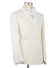 Load image into Gallery viewer, White Double Breasted Tuxedo