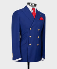 Load image into Gallery viewer, Blue Double-Breasted Suit