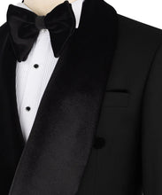 Load image into Gallery viewer, Black Velvet Collar Tuxedo