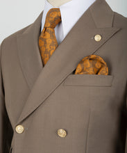 Load image into Gallery viewer, Brown Double-Breasted Suit