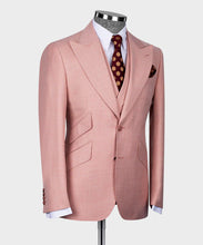 Load image into Gallery viewer, Pink Classic Vest Suit