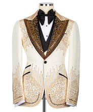 Load image into Gallery viewer, Cream Gold Jewelry Tuxedo