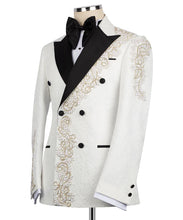 Load image into Gallery viewer, White-Gold Jewelry Detailed Tuxedo