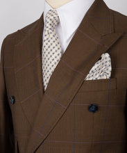 Load image into Gallery viewer, Brown Double Breasted Suit