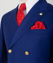 Load image into Gallery viewer, Blue Double-Breasted Suit