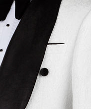 Load image into Gallery viewer, White Velvet Collar Tuxedo