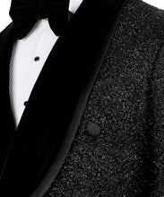 Load image into Gallery viewer, Black Double Breasted Tuxedo