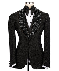 Black Gemstone Detailed Tuxedo