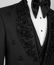 Load image into Gallery viewer, Black Jeweled Tuxedo