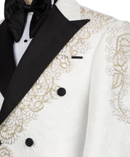 Load image into Gallery viewer, White-Gold Jewelry Detailed Tuxedo