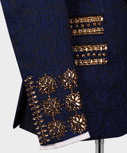 Load image into Gallery viewer, Gold Gem Navy Tuxedo